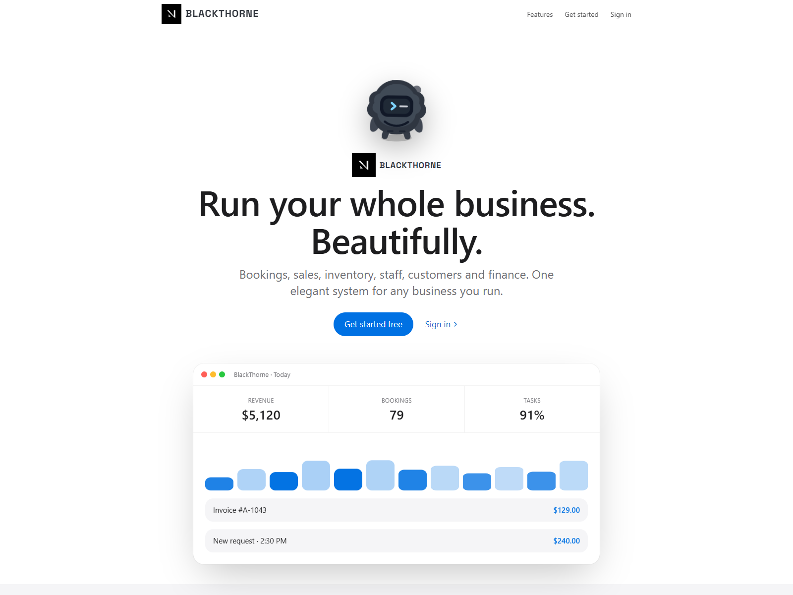 BlackThorne Management live SaaS